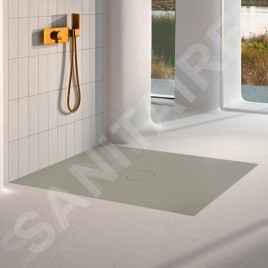 Bette Air - Receveur de douche 100x100 cm, BetteGlaze Plus, cachemire 7352-415PLUS