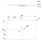Bette Air - Receveur de douche 120x80 cm, Anti-Slip Pro, graphite 7353-404AE