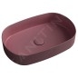 Sapho Infinity - Lavabo à poser, 550x360 mm, sans trop-plein, marron rouge 10NF65055-2R Sapho Infinity - Lavabo à poser, 550x360 mm, sans trop-plein, marron rouge 10NF65055-2R