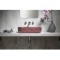 Sapho Infinity - Lavabo à poser, 550x360 mm, sans trop-plein, marron rouge 10NF65055-2R Sapho Infinity - Lavabo à poser, 550x360 mm, sans trop-plein, marron rouge 10NF65055-2R
