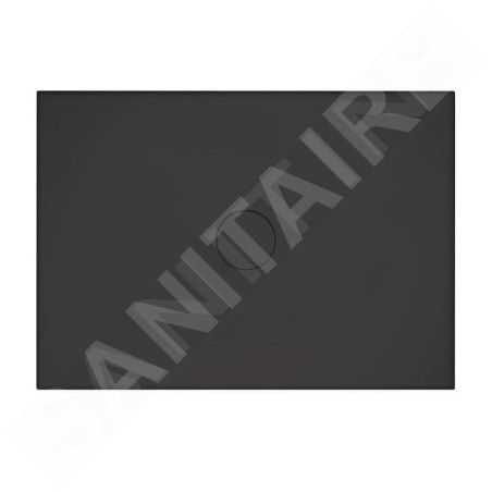 Bette Air - Receveur de douche 120x100 cm, Anti-Slip Pro, raven 7355-400AE