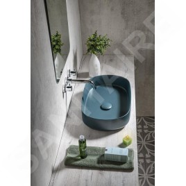 Sapho Infinity - Vasque à poser, 550x360 mm, sans trop-plein, vert 10NF65055-2P