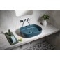 Sapho Infinity - Vasque à poser, 550x360 mm, sans trop-plein, vert 10NF65055-2P Sapho Infinity - Vasque à poser, 550x360 mm, sans trop-plein, vert 10NF65055-2P