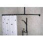 Sapho Accessoire Ridder - Barre de douche universelle, noire 59511