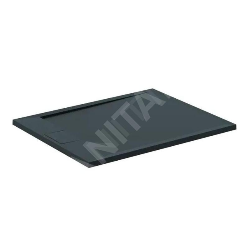 Ideal Standard i.Life - Receveur de douche 100x80 cm, Anti-Slip, noir T5223FV