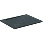 Ideal Standard i.Life - Receveur de douche 100x80 cm, Anti-Slip, noir T5223FV