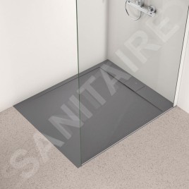 Ideal Standard i.Life - Receveur de douche 120x100 cm, Anti-Slip, gris T5228FS
