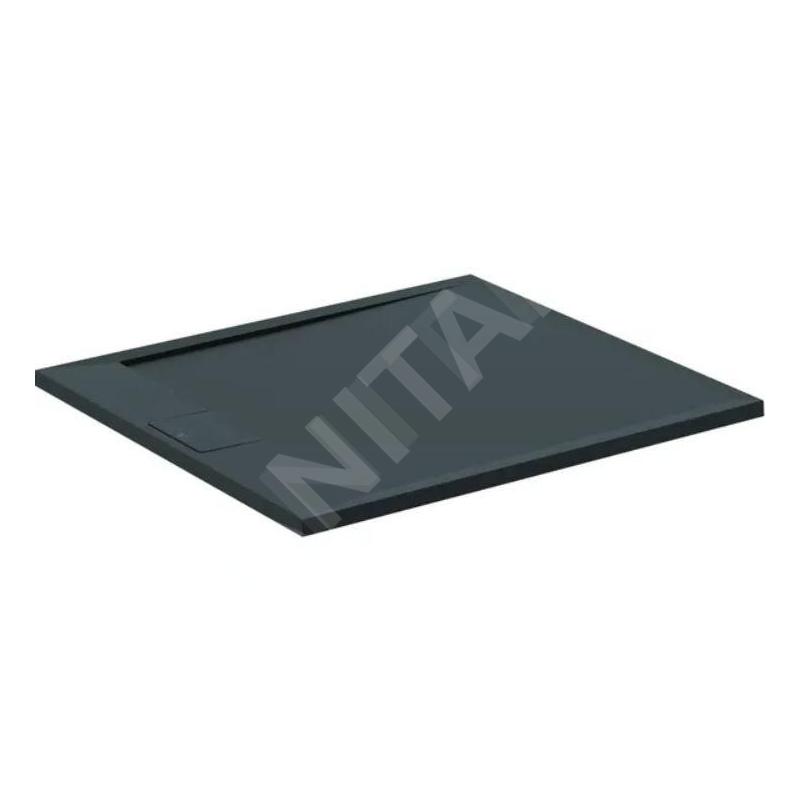 Ideal Standard i.Life - Receveur de douche 100x90 mm, Anti-Slip, noir T5231FV