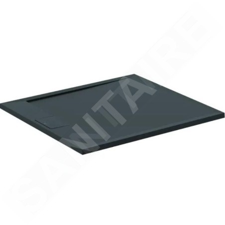 Ideal Standard i.Life - Receveur de douche 100x90 mm, Anti-Slip, noir T5231FV
