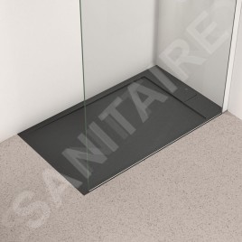 Ideal Standard i.Life - Receveur de douche 120x70 cm, Anti-Slip, noir T5233FV