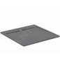 Ideal Standard i.Life - Receveur de douche 100x100 cm, Anti-Slip, gris T5234FS