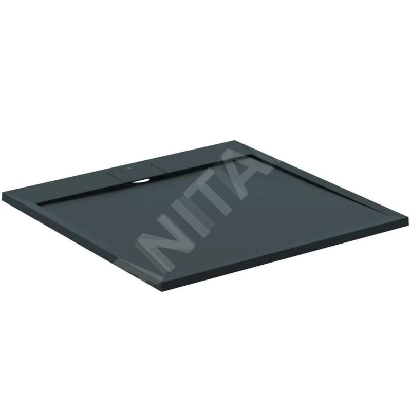 Ideal Standard i.Life - Receveur de douche 100x100 cm, Anti-Slip, noir T5234FV