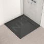 Ideal Standard i.Life - Receveur de douche 100x100 cm, Anti-Slip, noir T5234FV