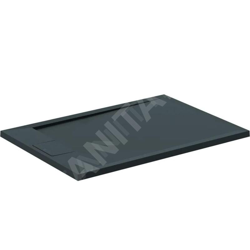Ideal Standard i.Life - Receveur de douche 100x70 cm, Anti-Slip, noir T5240FV