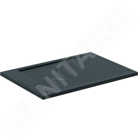 Ideal Standard i.Life - Receveur de douche 100x70 cm, Anti-Slip, noir T5240FV