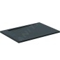 Ideal Standard i.Life - Receveur de douche 100x70 cm, Anti-Slip, noir T5240FV
