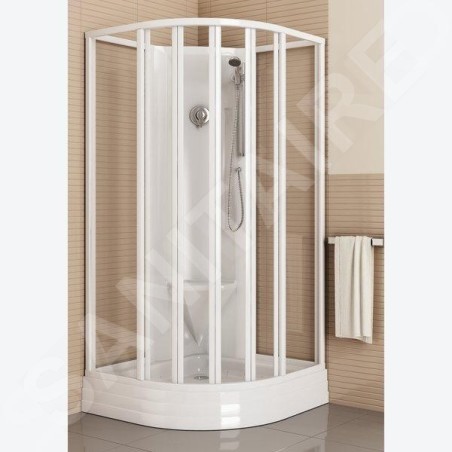 Ravak Supernova - Cabine de douche 81x81 cm, avec receveur et accessoires, blanc/Pearl 8064411211