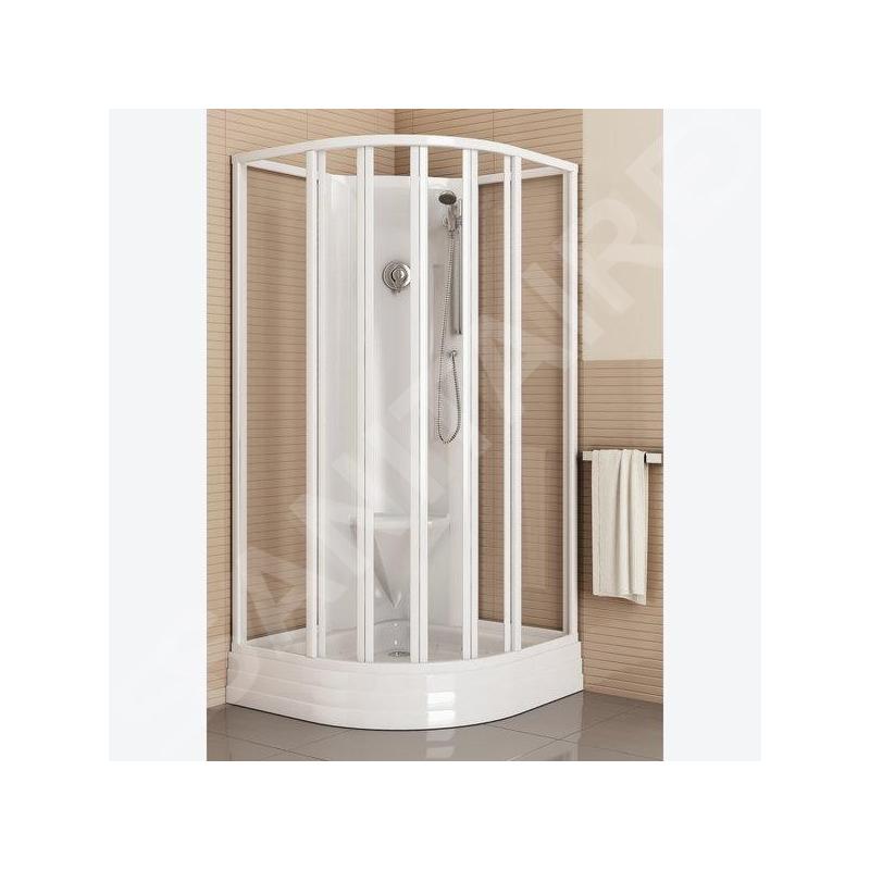 Ravak Supernova - Cabine de douche 81x81 cm, avec receveur et accessoires, blanc/verre clair 80644112Z1 Ravak Supernova - Cabine de douche 81x81 cm, avec receveur et accessoires, blanc/verre clair 80644112Z1
