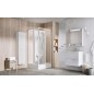 Ravak Supernova - Cabine de douche 80x80 cm, avec baignoire et accessoires, blanc/Pearl 8264411211