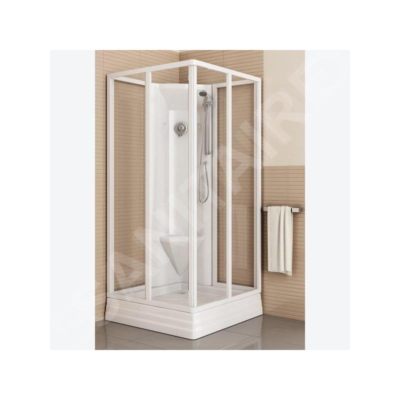 Ravak Supernova - Cabine de douche 91x91 cm, avec receveur et accessoires, blanc/verre clair 82677112Z1