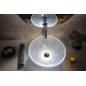 Sapho Beauty - Lavabo à poser, diamètre 420 mm, sans trop-plein, verre clair TY165 Sapho Beauty - Lavabo à poser, diamètre 420 mm, sans trop-plein, verre clair TY165
