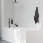 Ravak Douches - Bras de douche plafond, 30 cm, noir mat X07P677