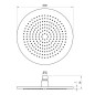 Ravak Douches - Douche de tête, diamètre 25 cm, blanc mat X07P687