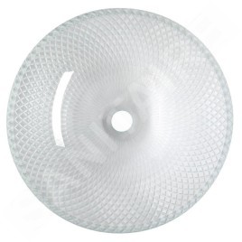 Sapho Beauty - Lavabo à poser, diamètre 420 mm, sans trop-plein, verre clair TY165