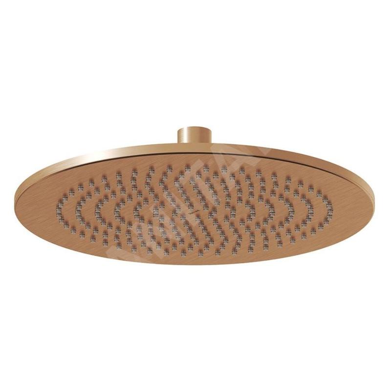 Ravak Douches - Pomme de douche, diamètre 25 cm, or rose brossé X07P711