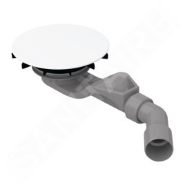 Bette Air - Garniture de vidage pour receveurs de douche, sortie horizontale, blanc mat B524-004