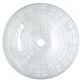Sapho Beauty - Lavabo à poser, diamètre 420 mm, sans trop-plein, verre clair TY153