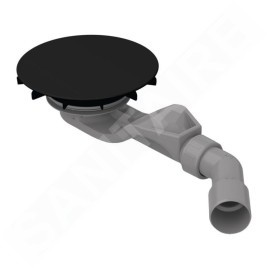 Bette Air - Garniture de vidage pour receveurs de douche, sortie horizontale, raven B524-400