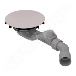 Bette Air - Garniture de vidage pour receveurs de douche, sortie horizontale, dust B524-413