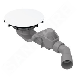 Bette Air - Garniture de vidage pour receveurs de douche, sortie horizontale, blanc mat B525-004