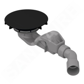 Bette Air - Garniture de vidage pour receveurs de douche, sortie horizontale, raven B525-400