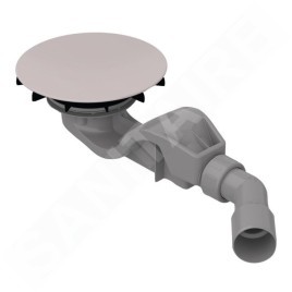 Bette Air - Garniture de vidage pour receveurs de douche, sortie horizontale, Anti-Slip Pro, dust B525-413AY