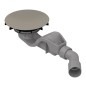 Bette Air - Garniture de vidage pour receveurs de douche, sortie horizontale, cashmere B525-415