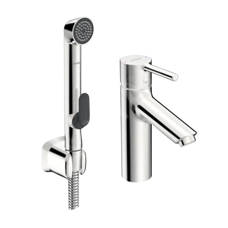 Hansa Vantis - Mitigeur de lavabo avec douchette de bidet, chrome 52682267