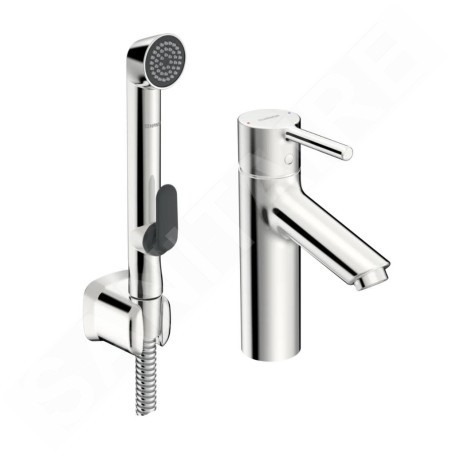 Hansa Vantis - Mitigeur de lavabo avec douchette de bidet, chrome 52682267