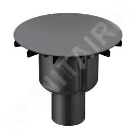 Bette Air - Garniture de vidage pour receveurs de douche, sortie verticale, Anti-Slip Pro, graphite B599-404AY