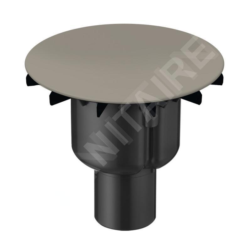 Bette Air - Garniture de vidage pour receveurs de douche, sortie verticale, Anti-Slip Pro, cashmere B599-415AY