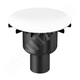 Bette Air - Garniture de vidage pour receveurs de douche, sortie verticale, Anti-Slip Pro, snow/neige B599-440AY