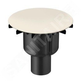 Bette Air - Garniture de vidage pour receveurs de douche, sortie verticale, crème B599-441