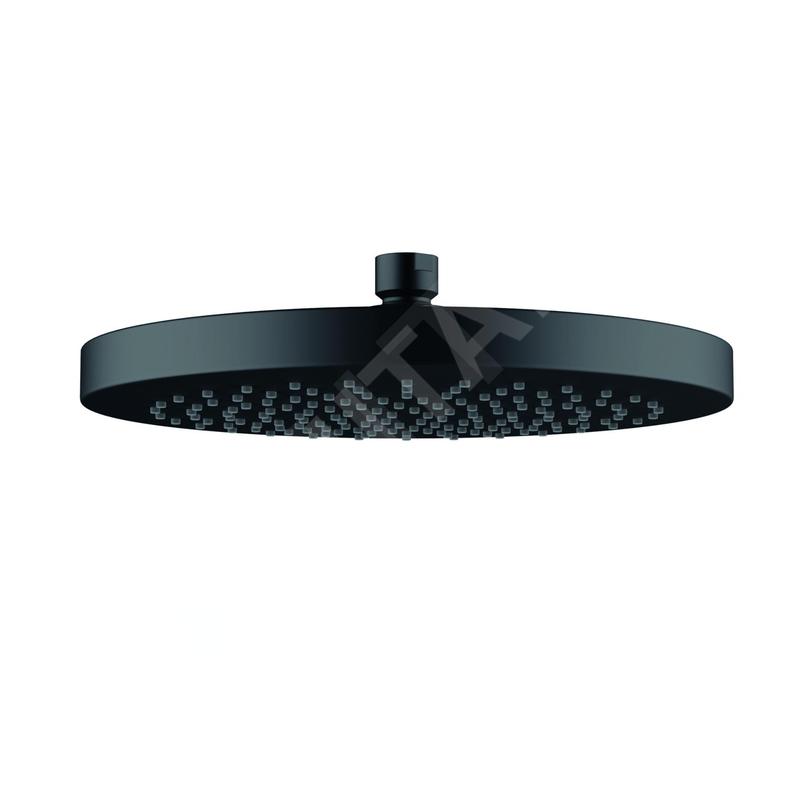 Kludi A-Qa - Douche de tête, diamètre 245 mm, noir mat 6651139-00