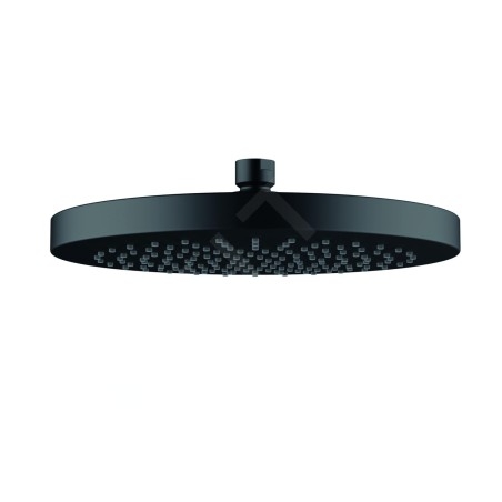 Kludi A-Qa - Douche de tête, diamètre 245 mm, noir mat 6651139-00