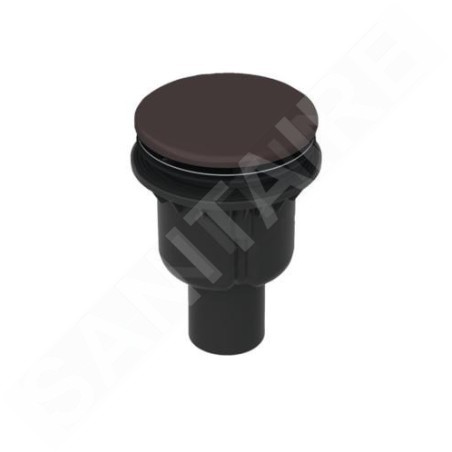 Bette Accessoires - Garniture de vidage pour receveurs de douche, écoulement vertical, Anti-slip Pro, slate B594-402AY