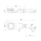 Bette Accessoires - Garniture de vidage pour receveurs de douche, sortie horizontale, pergamon B597-001
