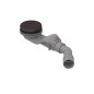 Bette Accessoires - Garniture de vidage pour receveurs de douche, sortie horizontale,  Anti-slip Pro, slate B597-402AY