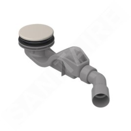 Bette Accessoires - Garniture de vidage pour receveurs de douche, sortie horizontale, pergamon B598-001