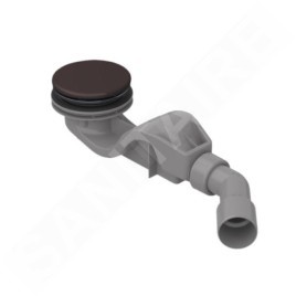 Bette Accessoires - Garniture de vidage pour receveurs de douche, sortie horizontale,  Anti-slip Pro, slate B598-402AY